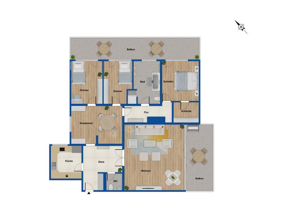 Grundriss 1. Obergeschoss