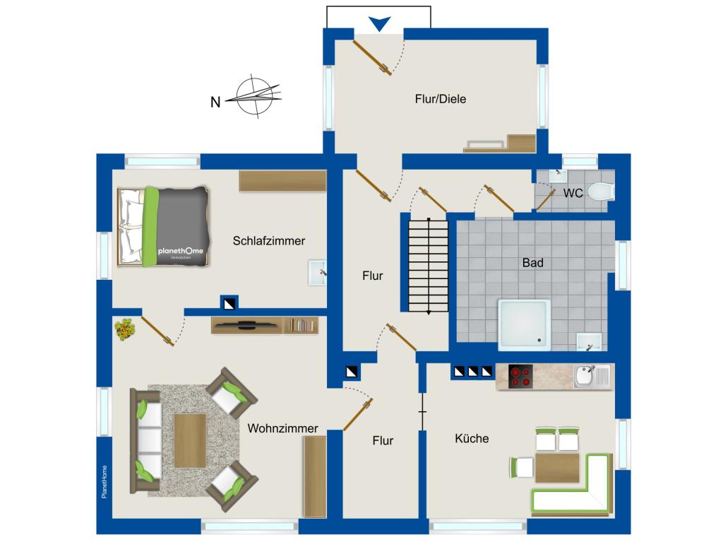 Grundriss Erdgeschoss