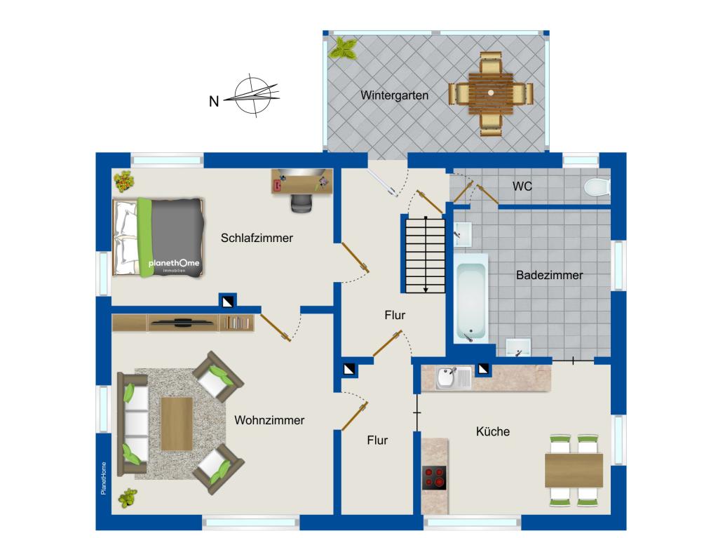Grundriss Obergeschoss
