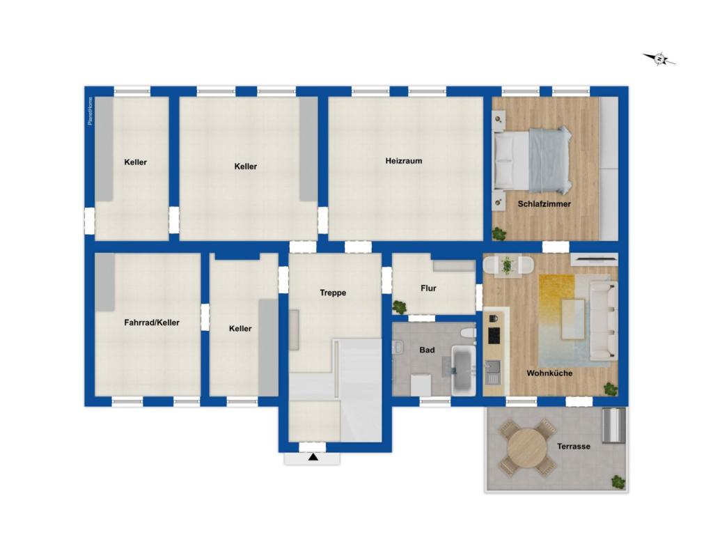 Grundriss Souterrain