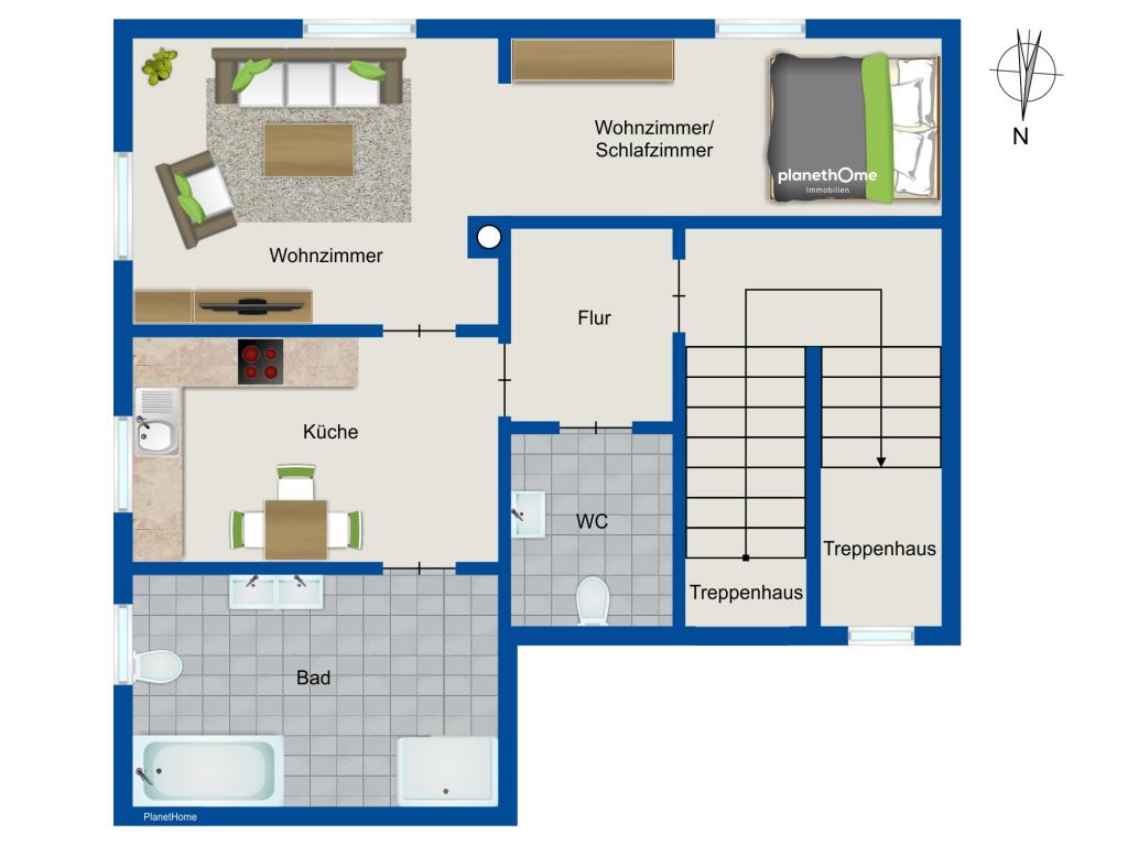 Grundriss 1. Obergeschoss