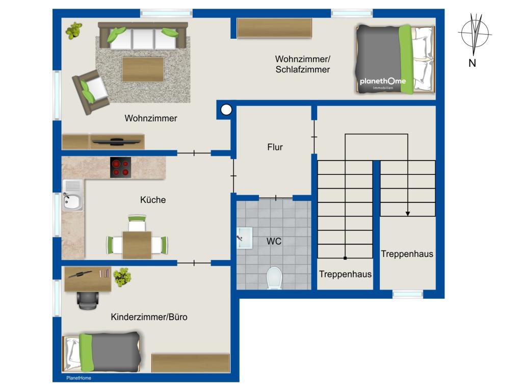 Grundriss 2. Obergeschoss