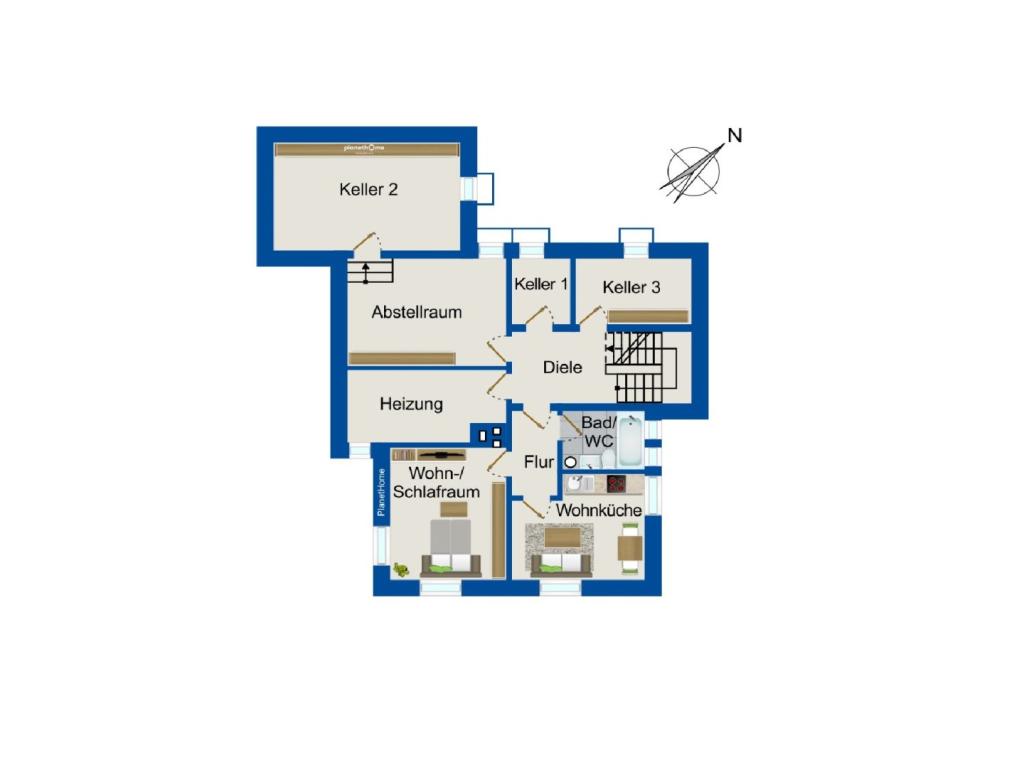 Grundriss Untergeschoss
