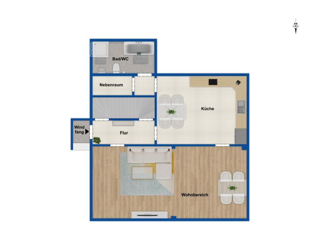 Grundriss Haus 2 - EG