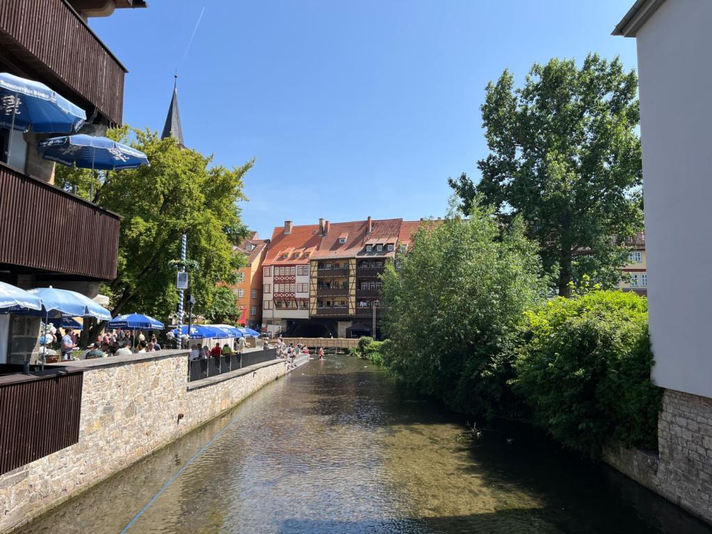 Blick zur Krämerbrücke