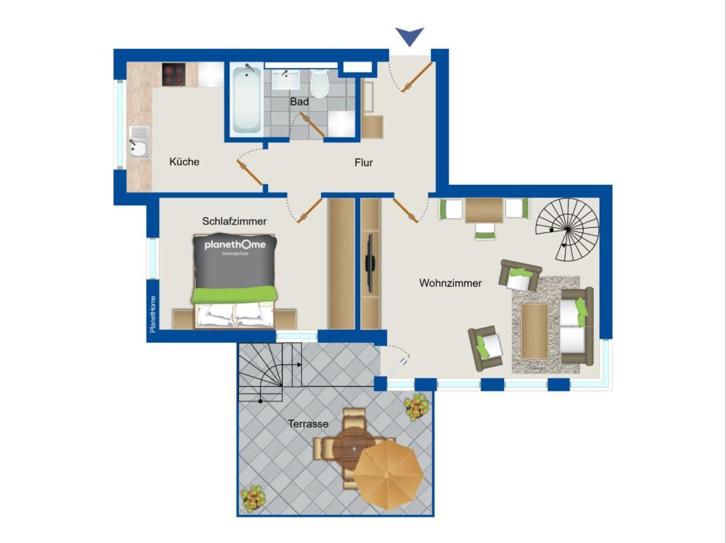 Grundriss - Erdgeschoss