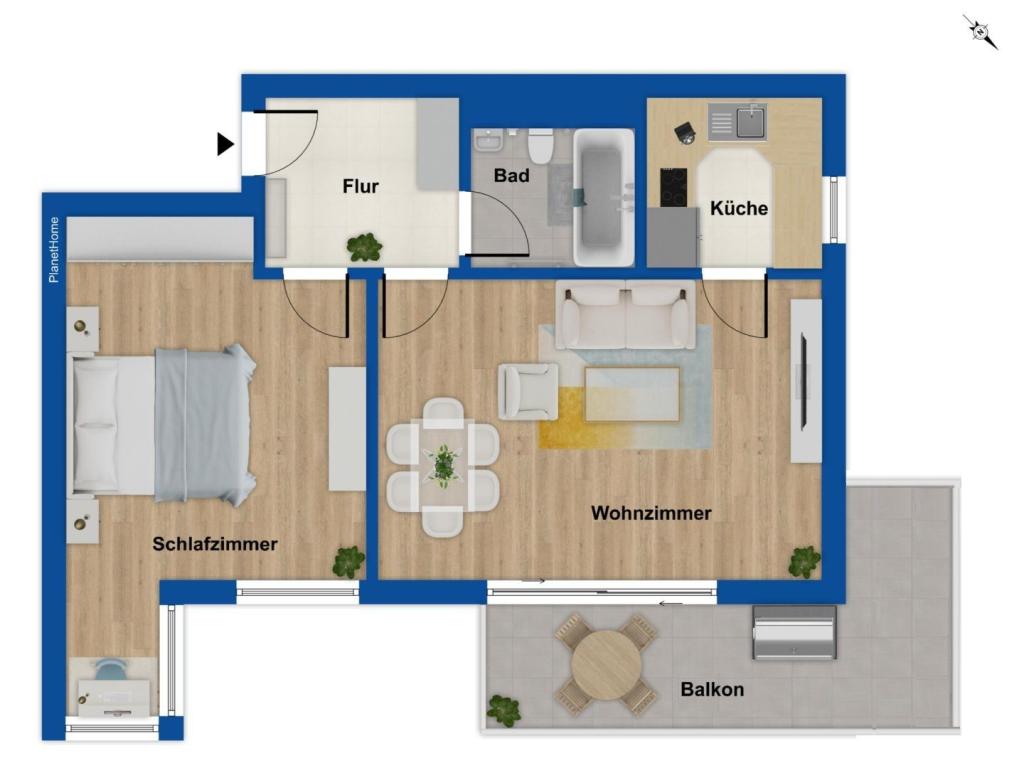 Grundriss 3. Obergeschoss