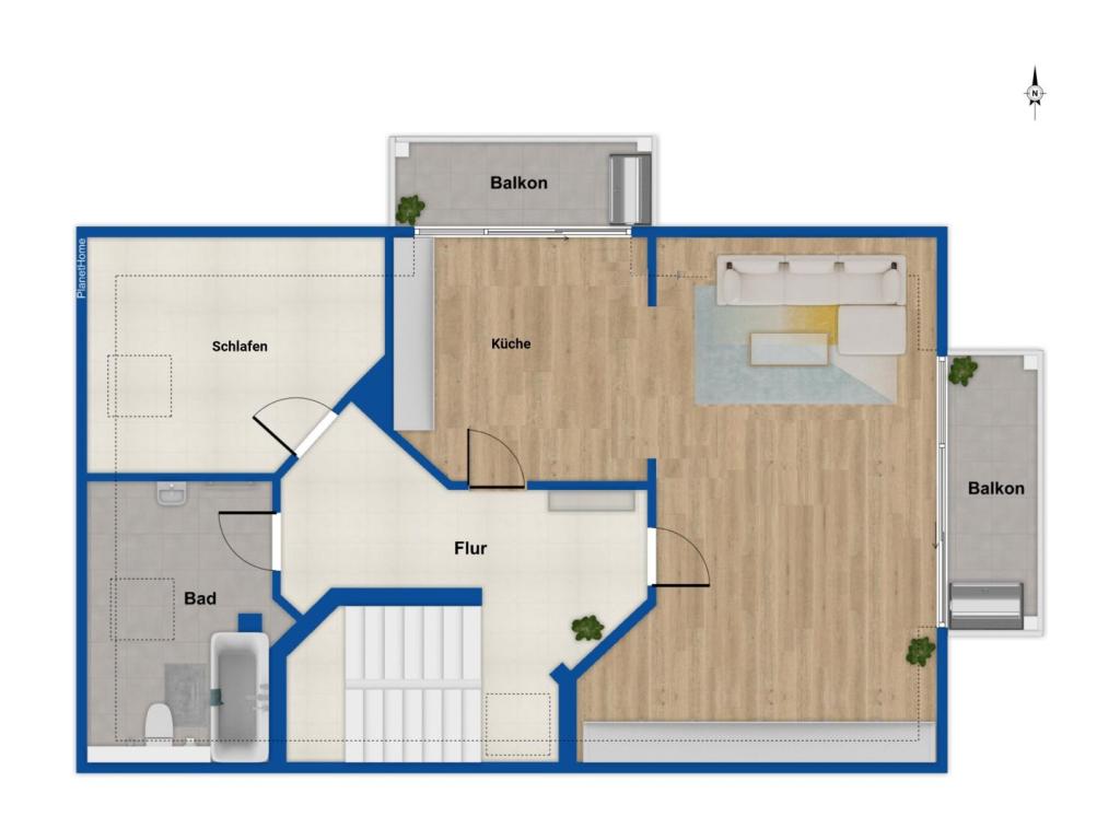 Grundriss Dachgeschoss