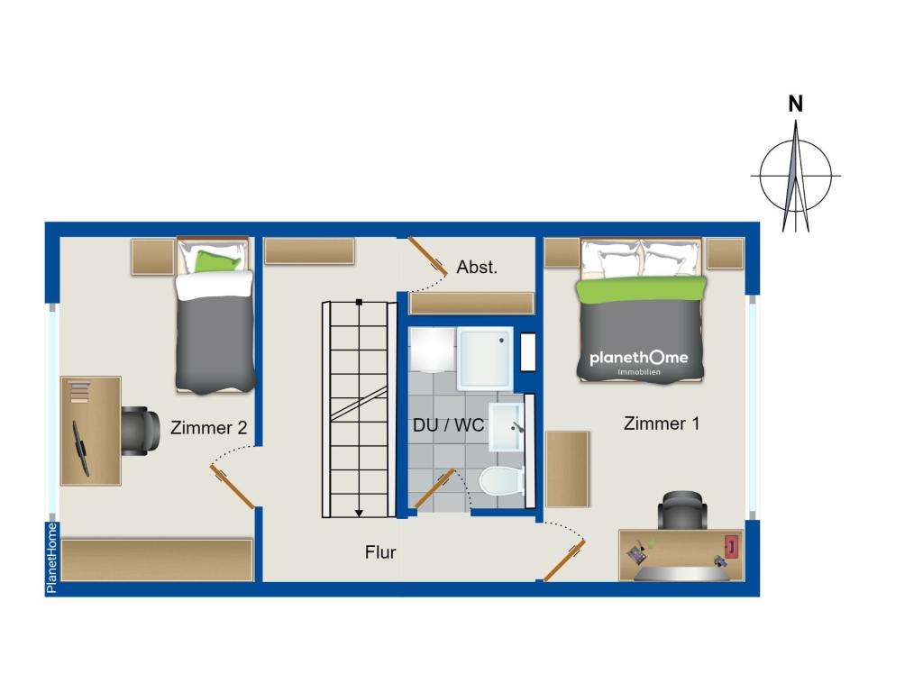 Grundriss Obergeschoss