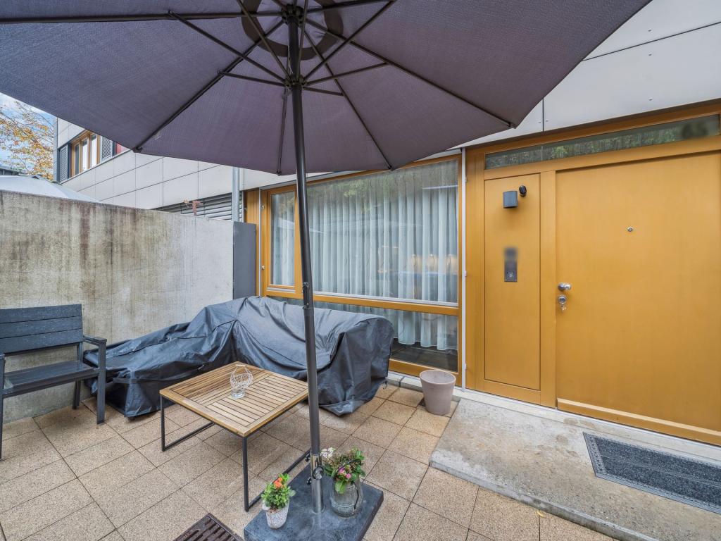 Terrasse vor dem Haus