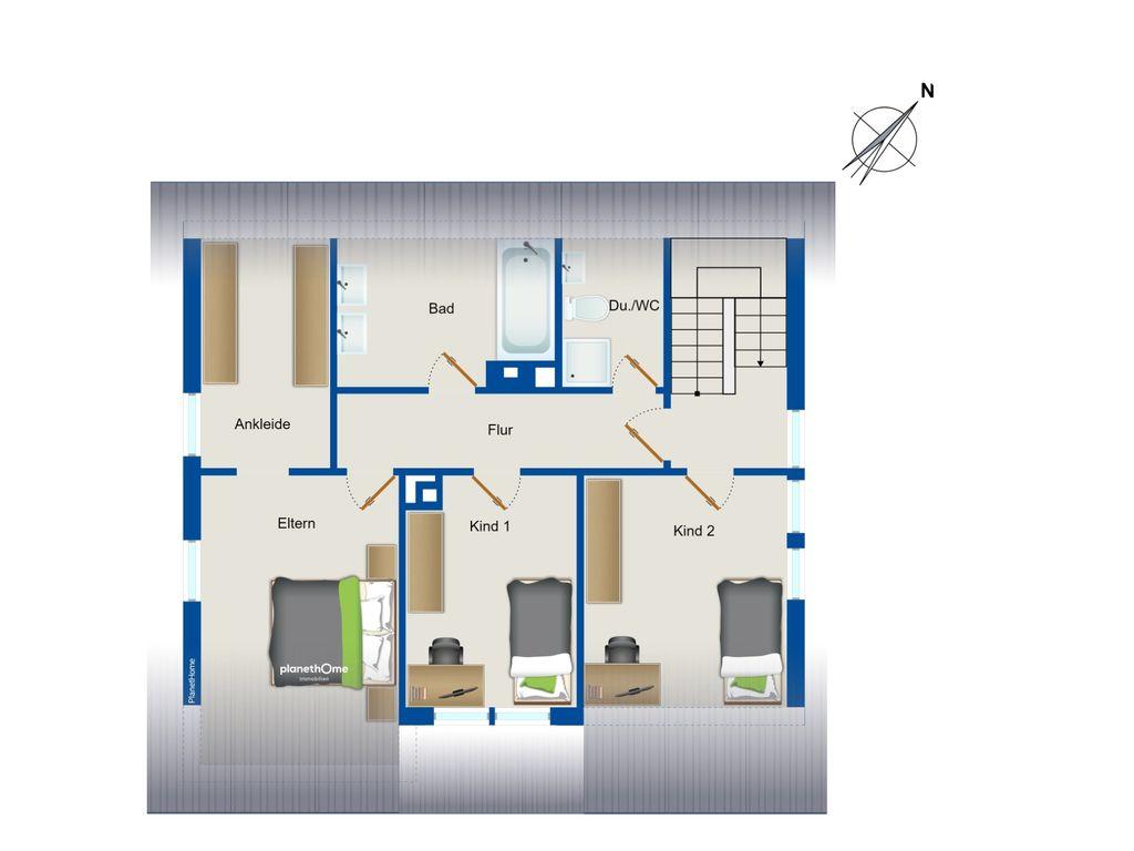 Grundriss Dachgeschoss