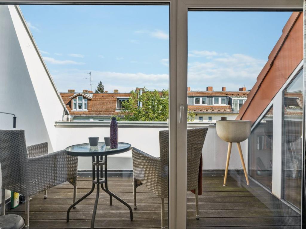 Balkon in Ostausrichtung