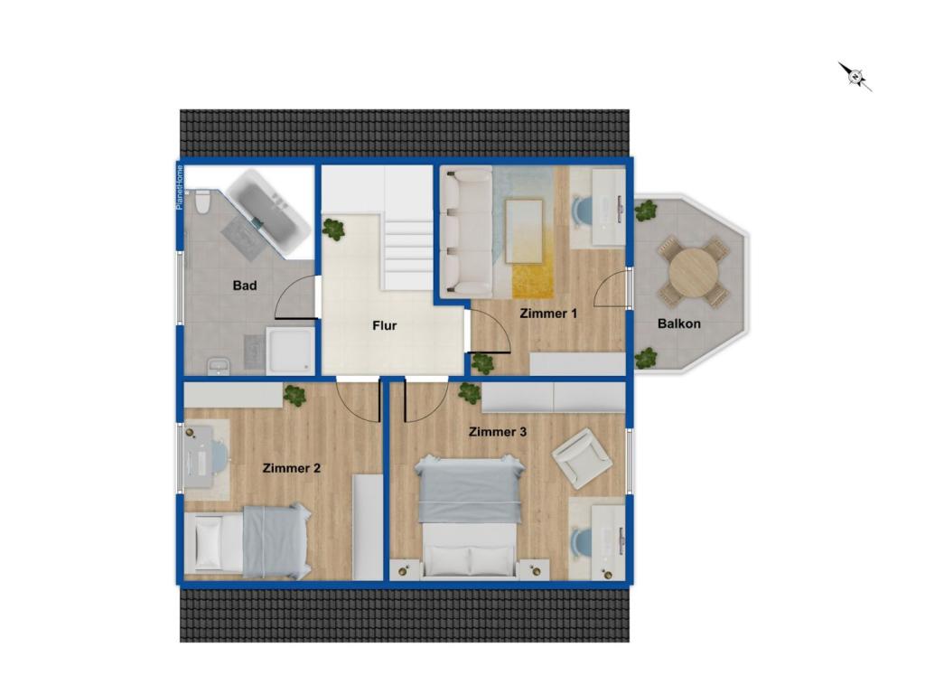 Grundriss - Obergeschoss