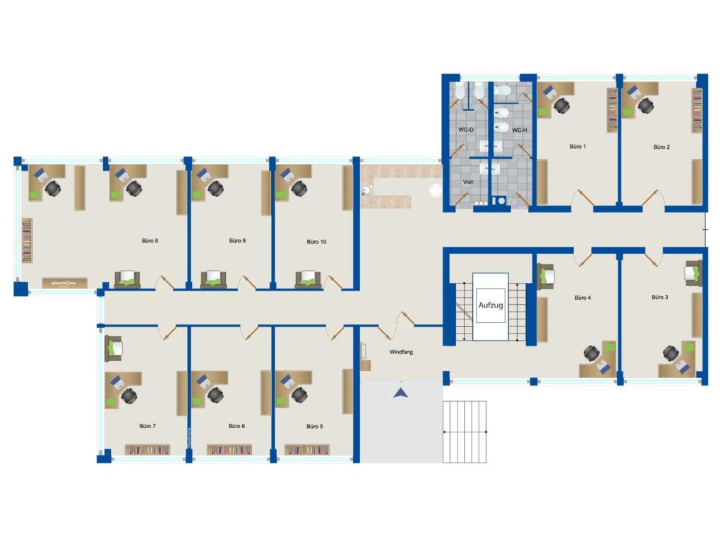 Grundriss 1. Obergeschoss