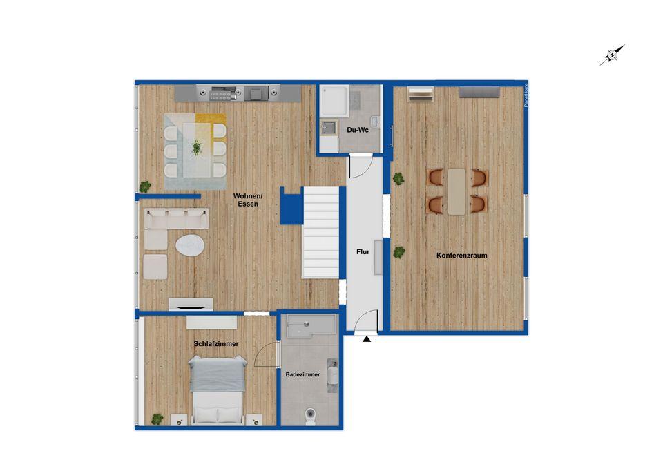 Grundriss Penthouse