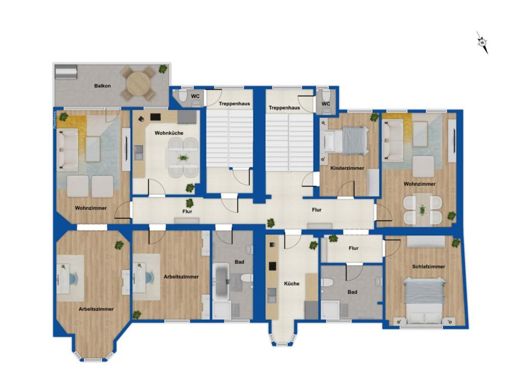 Grundriss 1. Obergeschoss