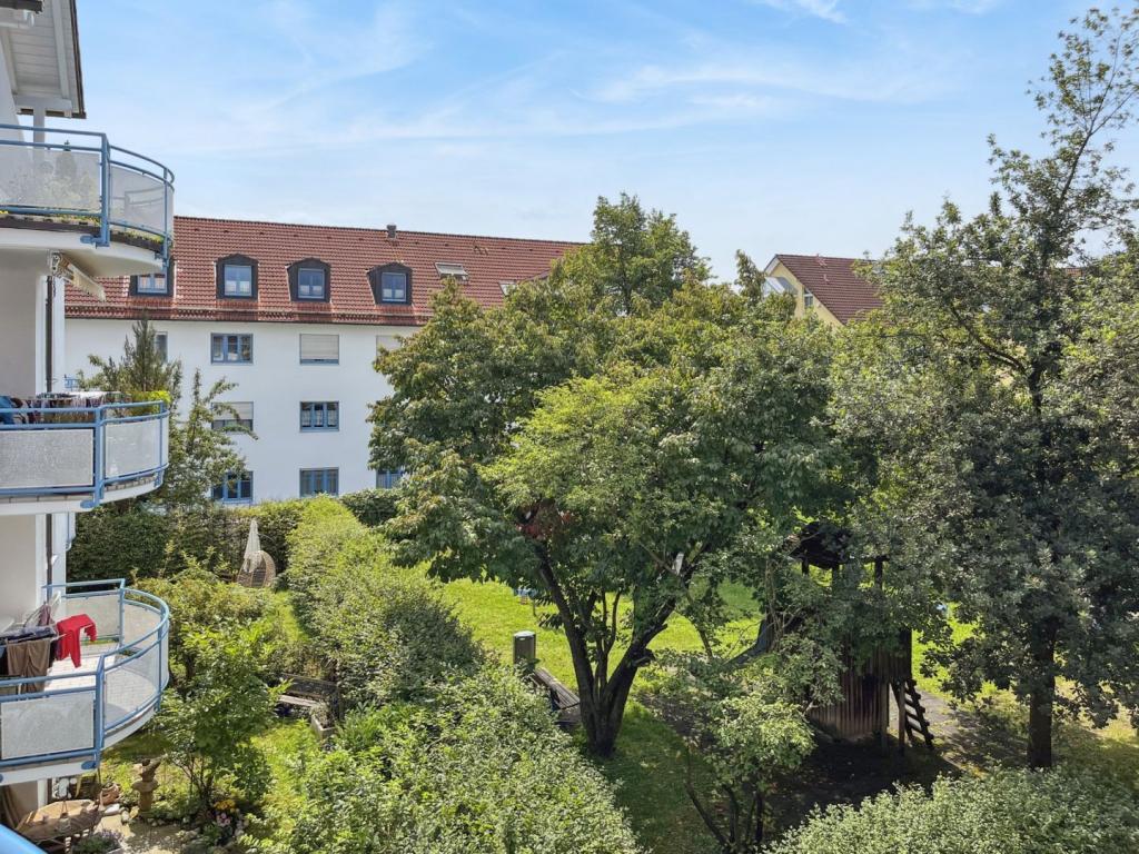 Blick vom Balkon