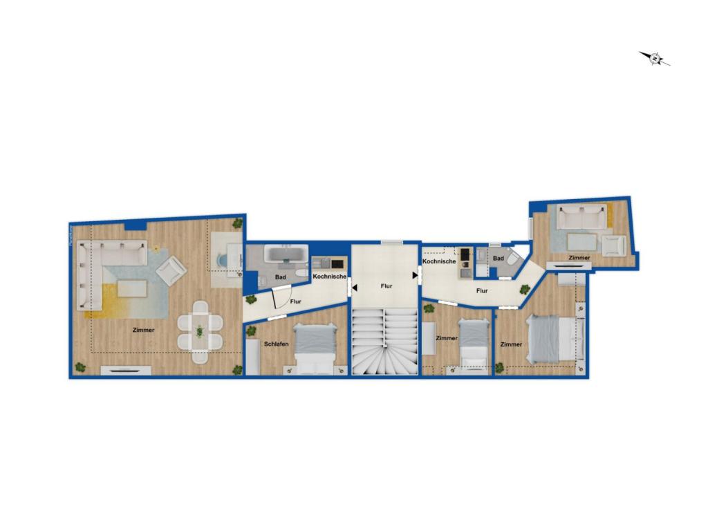 Grundriss 4. Obergeschoss