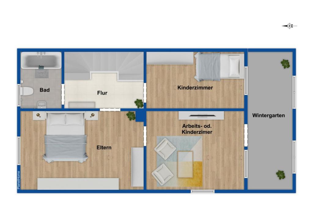 Grundriss Obergeschoss