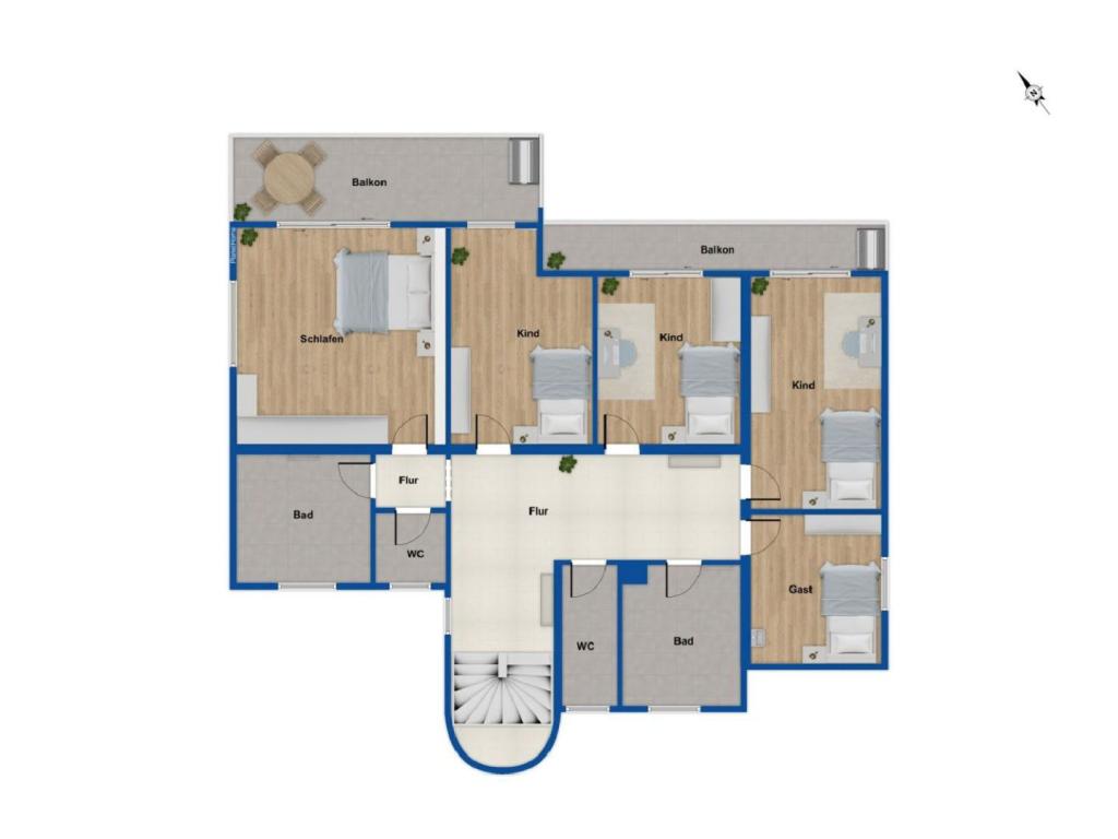 Grundriss Obergeschoss