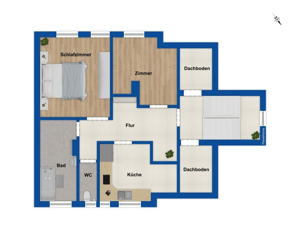 Grundriss Dachgeschoss