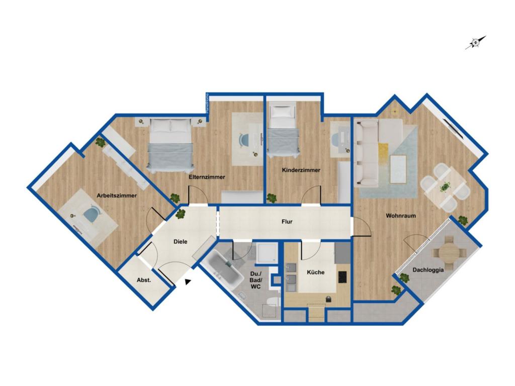 Grundriss Wohnung