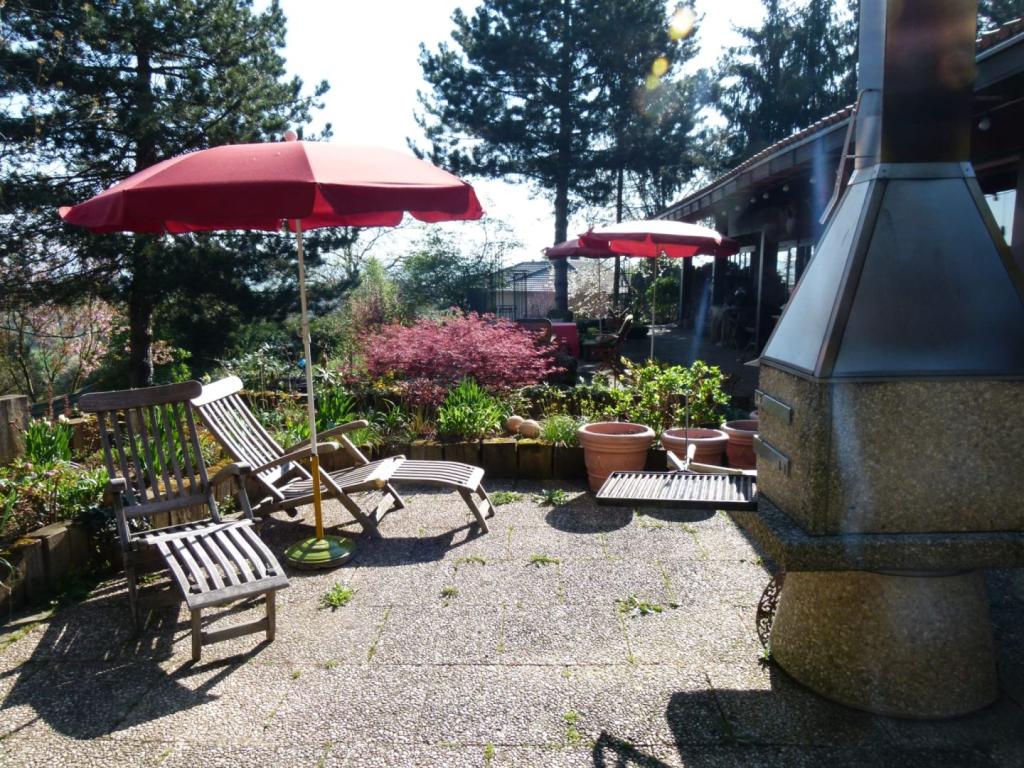Terrasse im Sommer