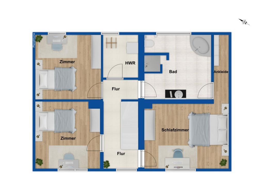 Grundriss Obergeschoss