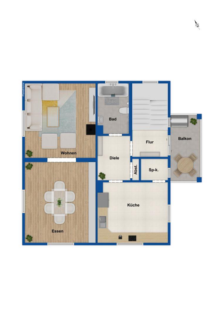 Grundriss Obergeschoss