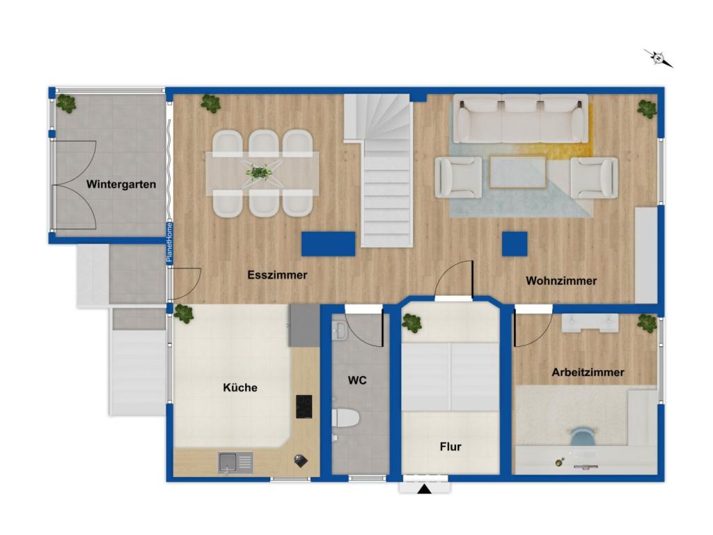 Grundriss Erdgeschoss