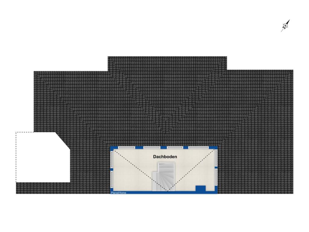 Grundriss Spitzboden