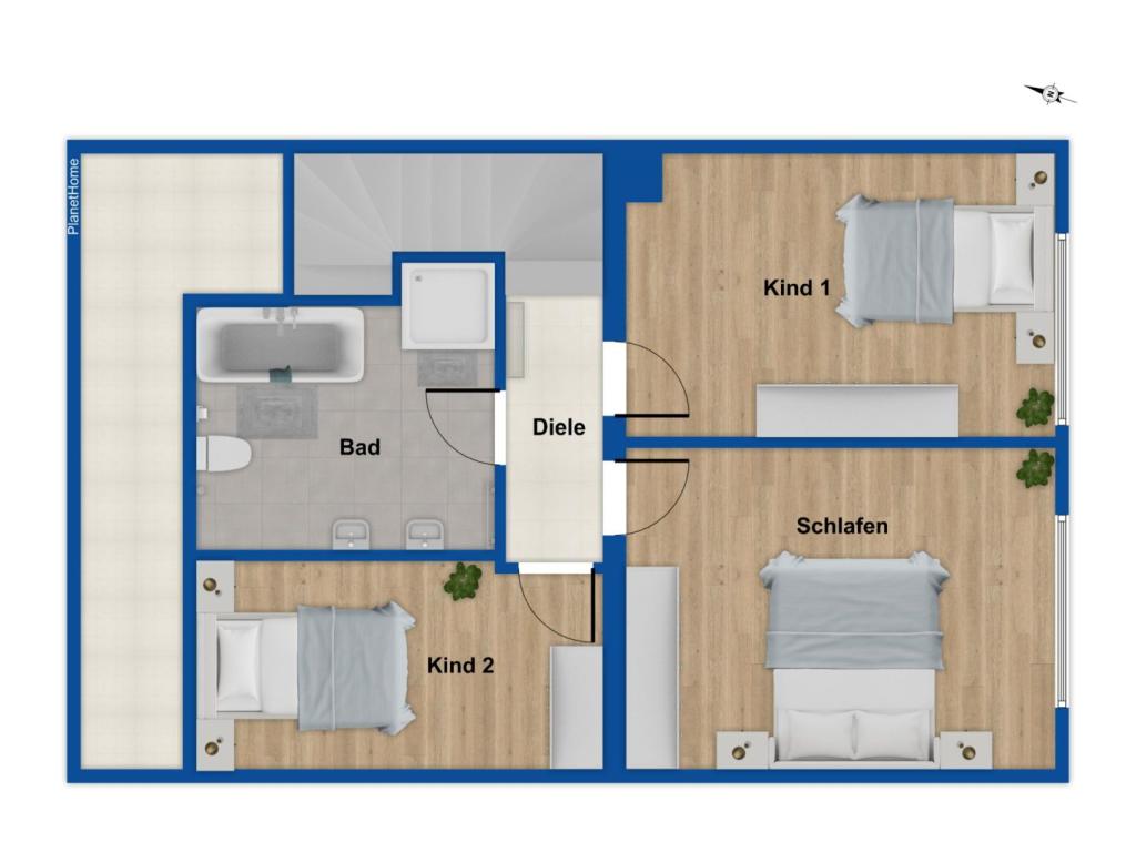 Grundriss Obergeschoss