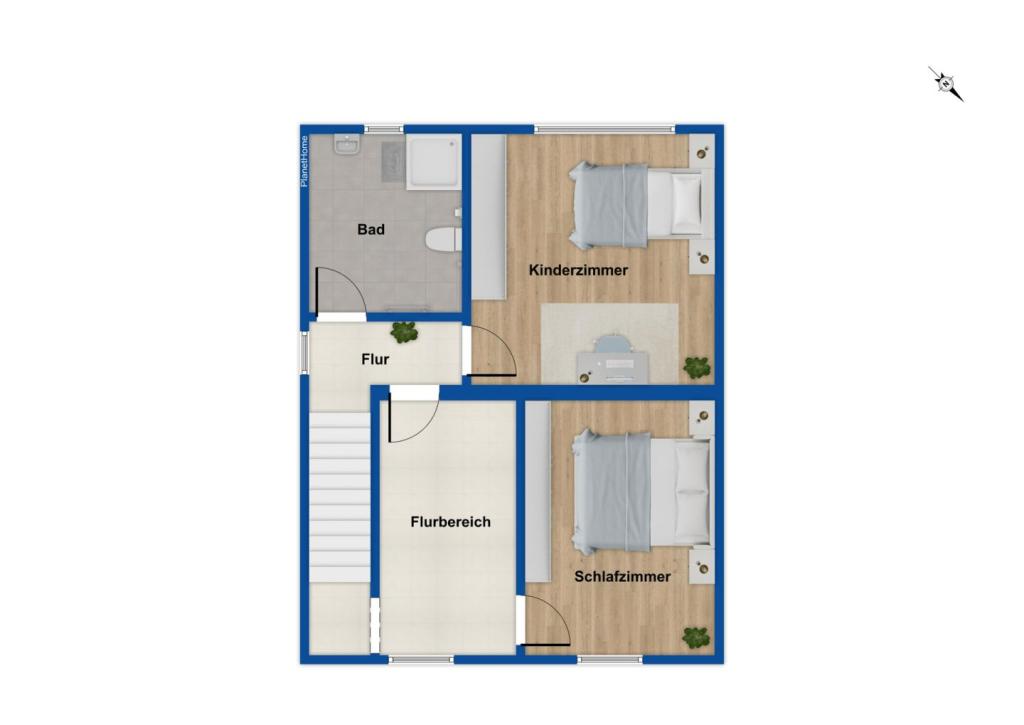 Grundriss Obergeschoss