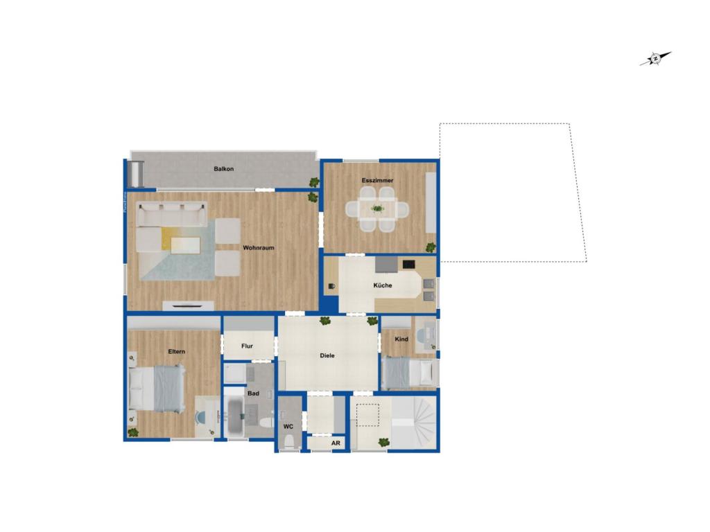 Grundriss Obergeschoss