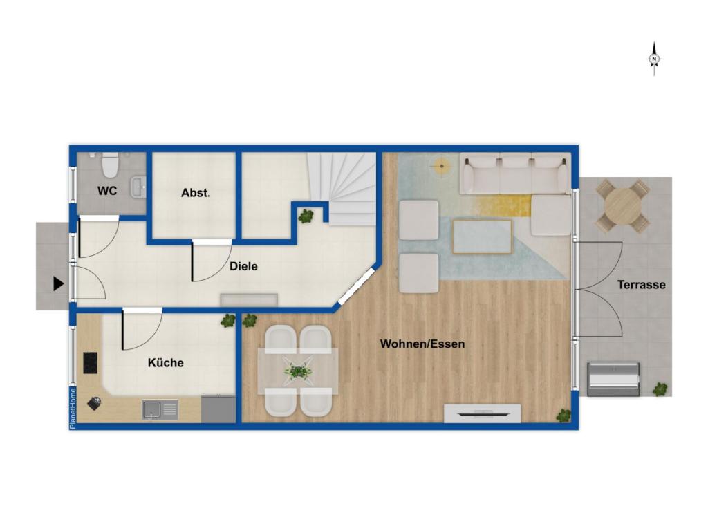 Grundriss Erdgeschoss