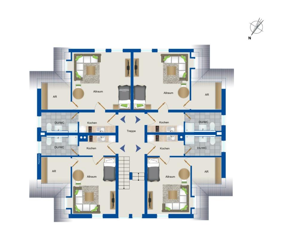 Grundriss Dachgeschoss 5b