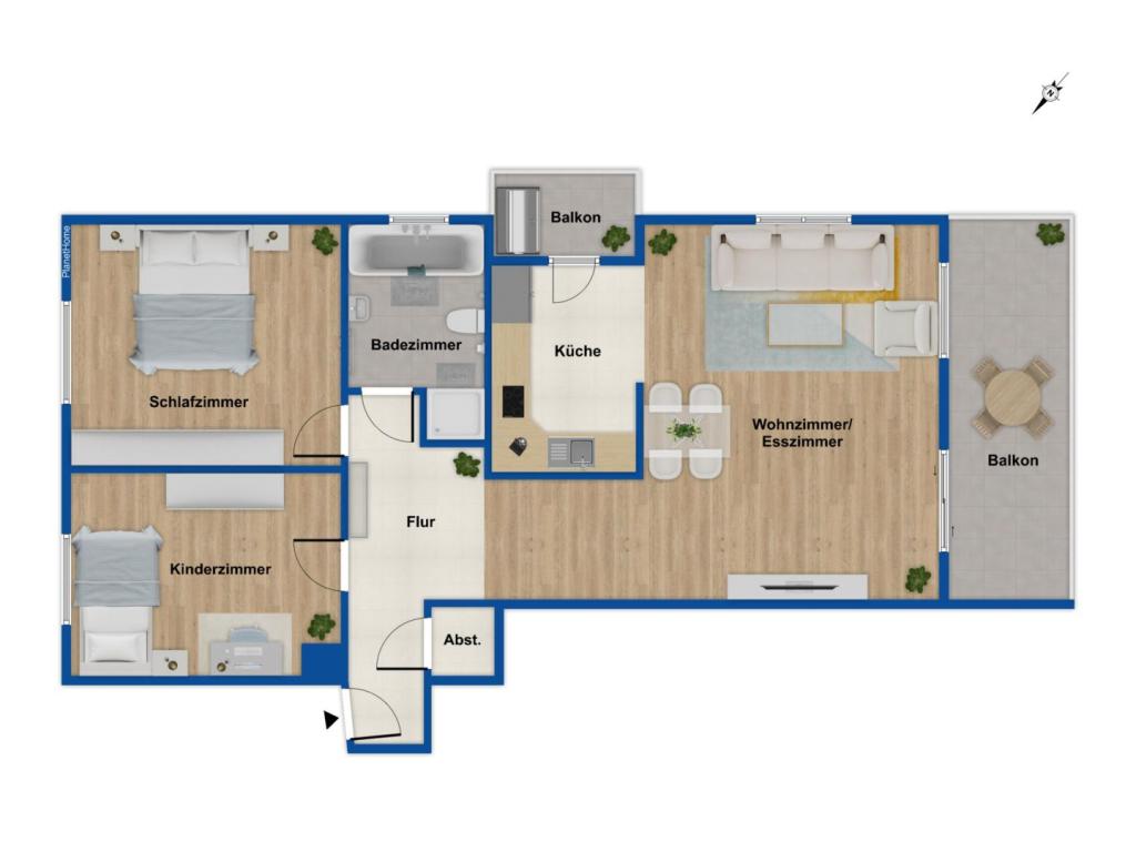 Grundriss 1. Obergeschoss