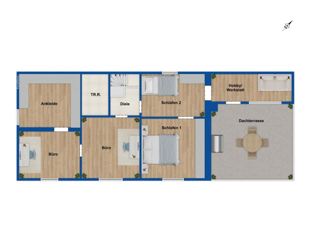 Grundriss Obergeschoss