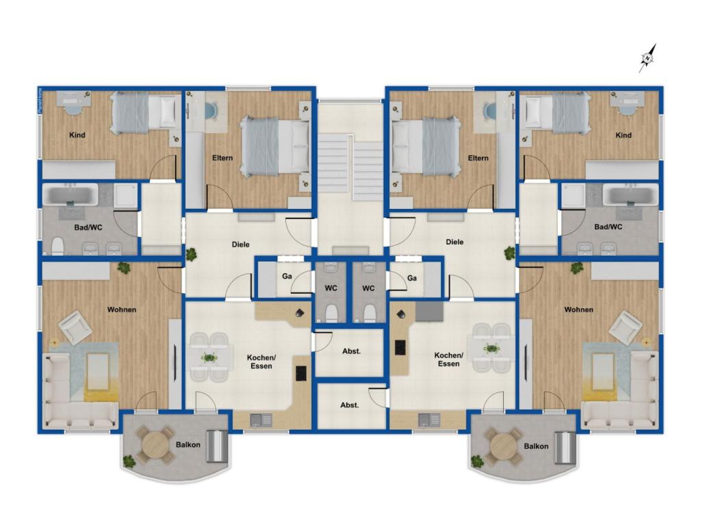 Grundriss 1. OG Hs. Nr. 16