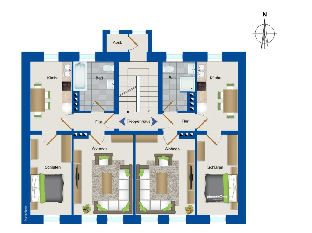 Grundriss Regelgeschoss 1-3