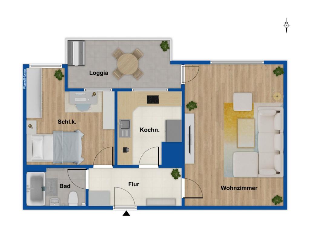Grundriss 2. Obergeschoss