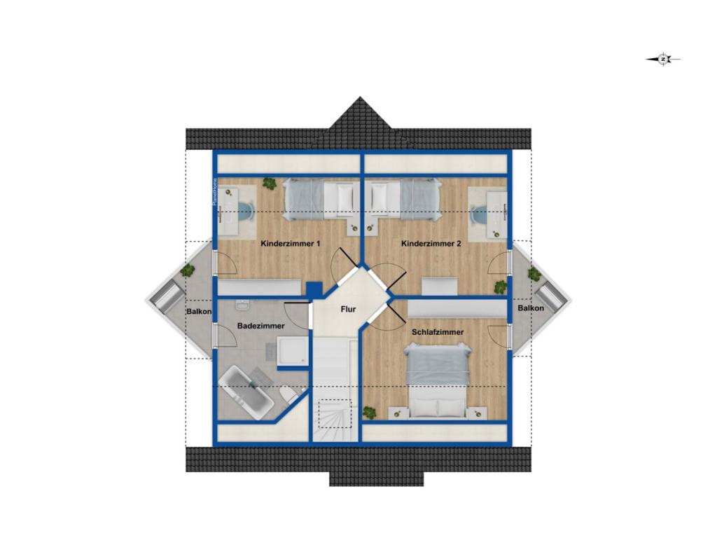 Grundriss Dachgeschoss