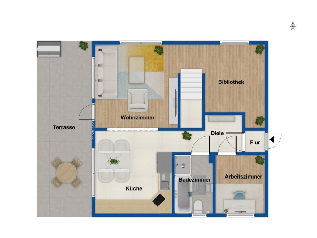 Grundriss Erdgeschoss