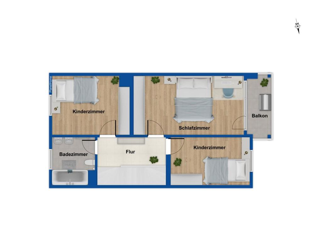 Grundriss Obergeschoss