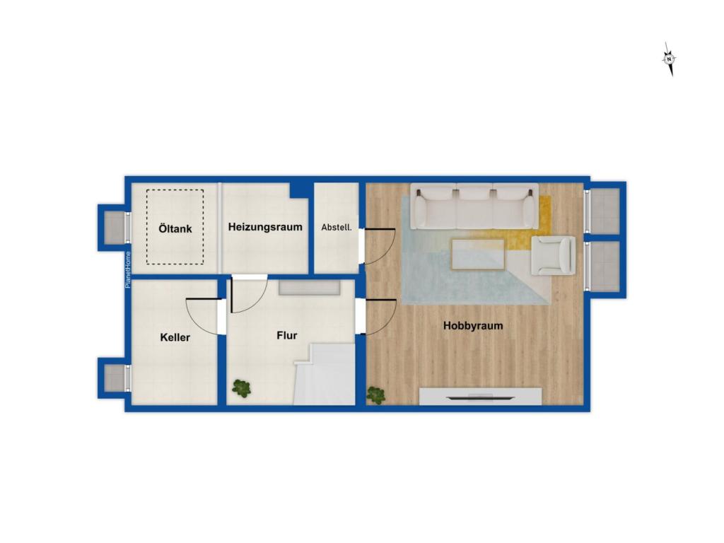 Grundriss Untergeschoss