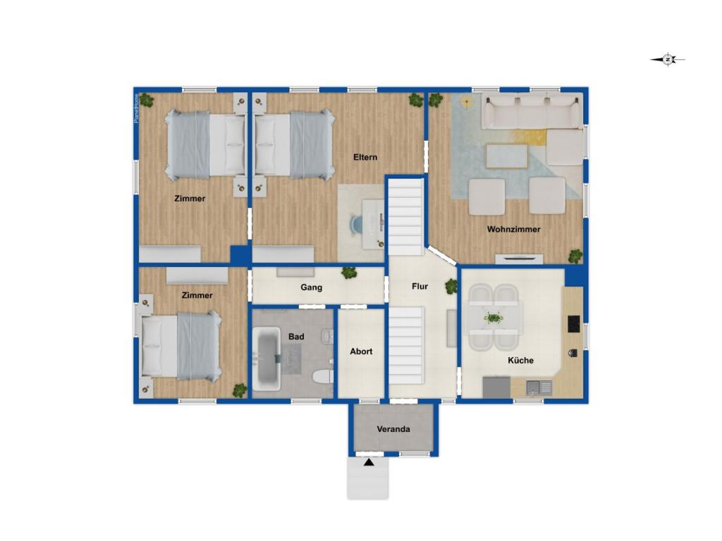 Grundriss 1. Obergeschoss