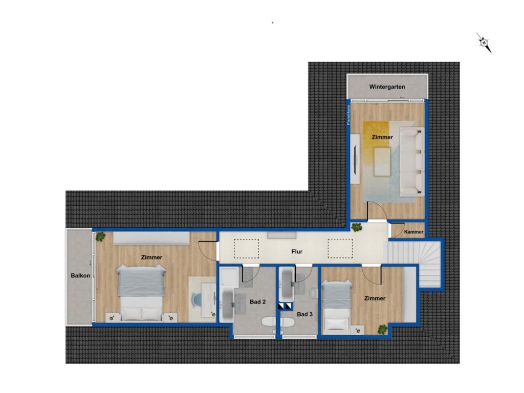 GRUNDRISS DACHGESCHOSS IST