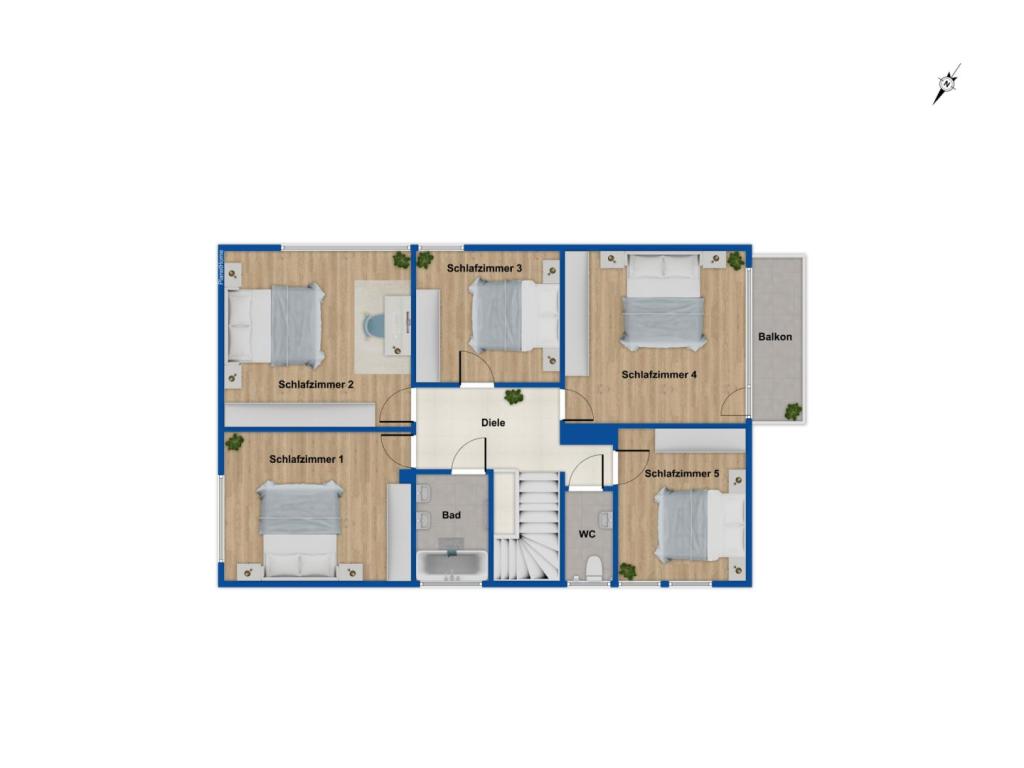 Grundriss Obergeschoss