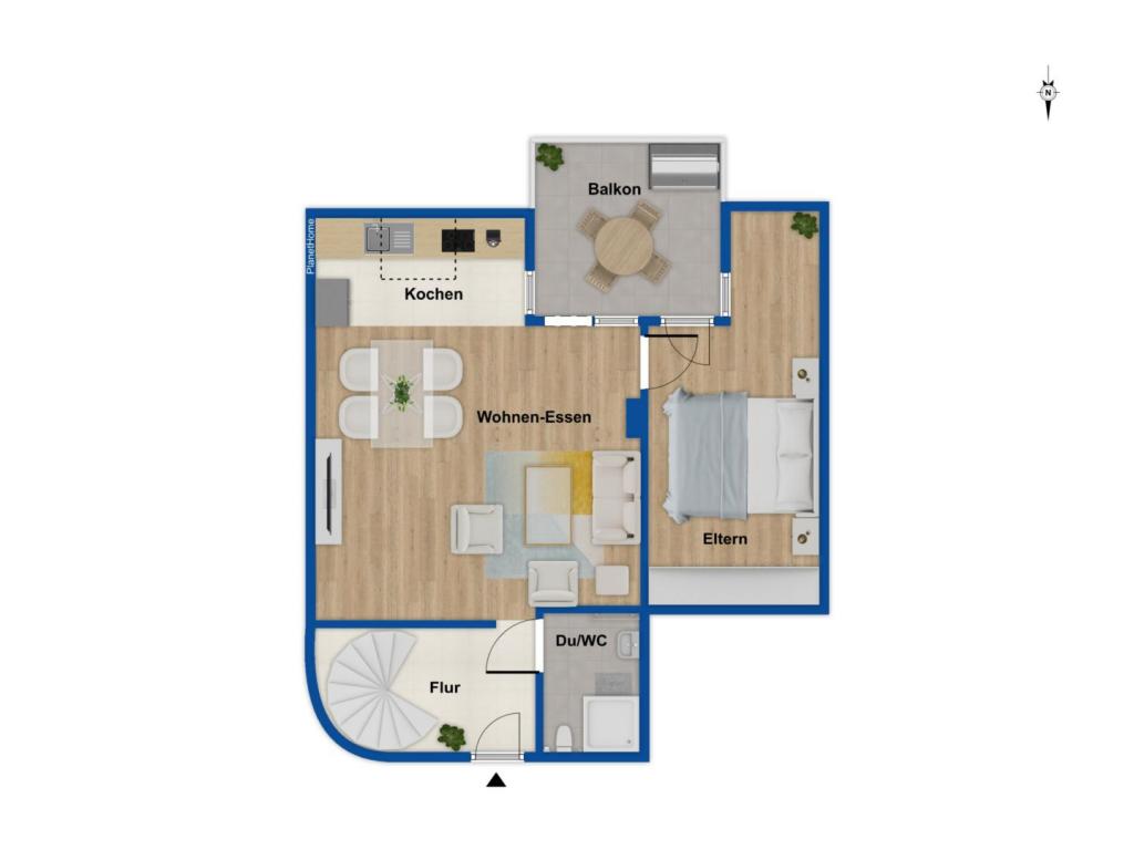 Grundriss 3. Obergeschoss
