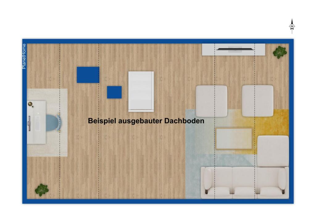 Grundriss DG nicht ausgebaut